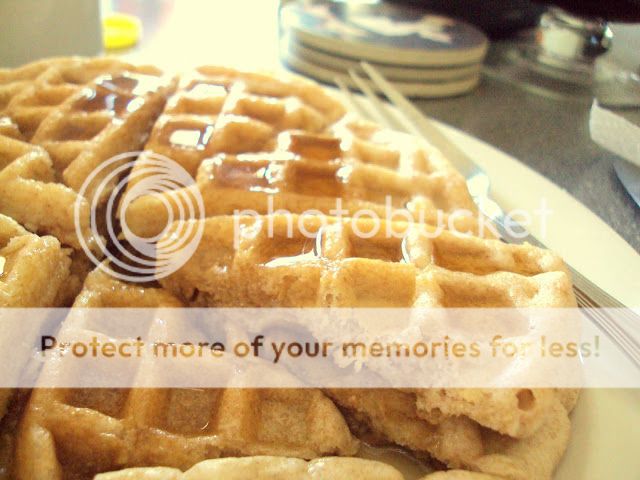 Buttermilk Wheat Waffles with a Twinge of Coconut