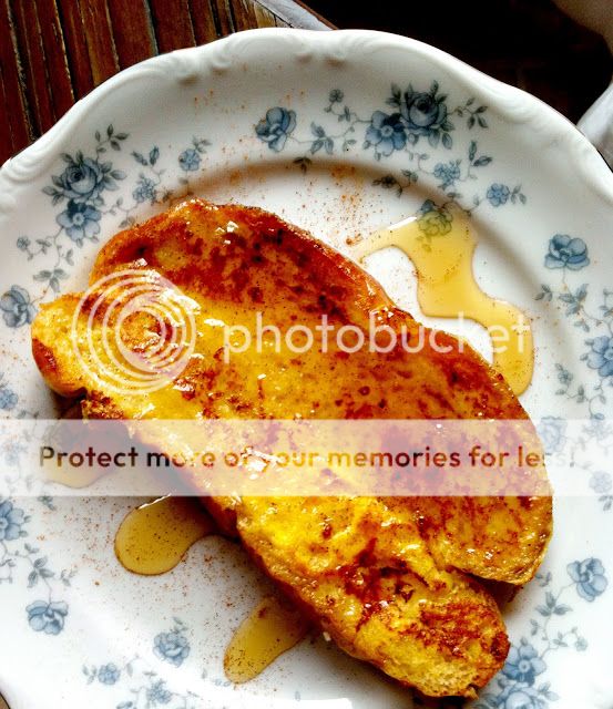 Challah French Toast with Rum