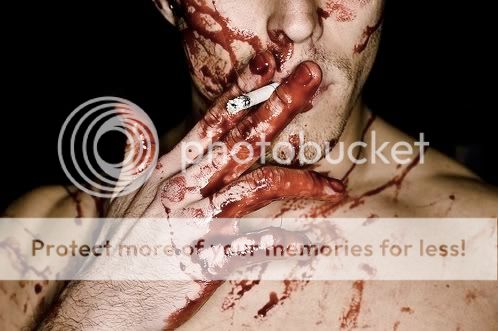 blood cigarette