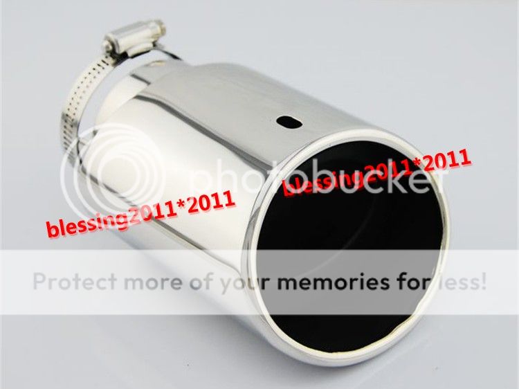 For VW New Passat 2012-2013 Dual Inlet T304 Stainless Steel Exhaust Muffler Tip